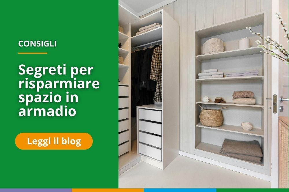 Segreti per risparmiare spazio in armadio: idee e soluzioni salvaspazio