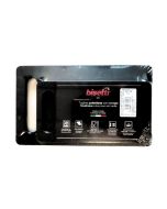 Set 2 taglieri neri con maniglia in plastica
