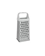 Grattugia inox a 4 lati manico plastica abs 11x8x23 cm